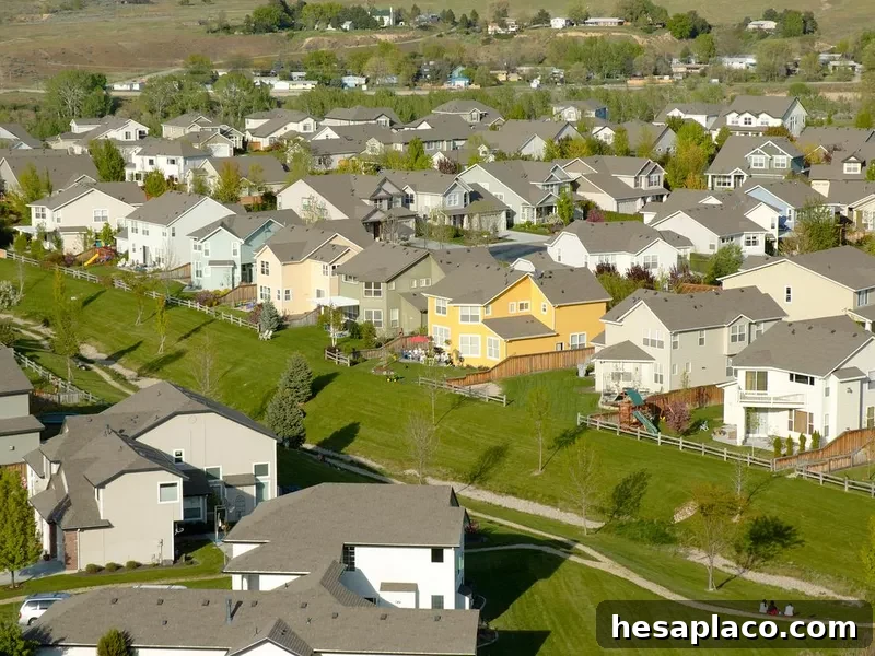 Sunset Neighborhood in Boise