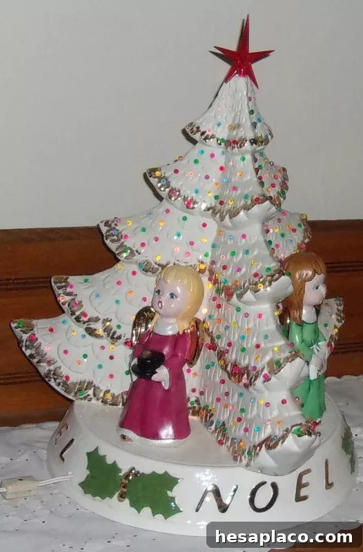White ceramic tree
