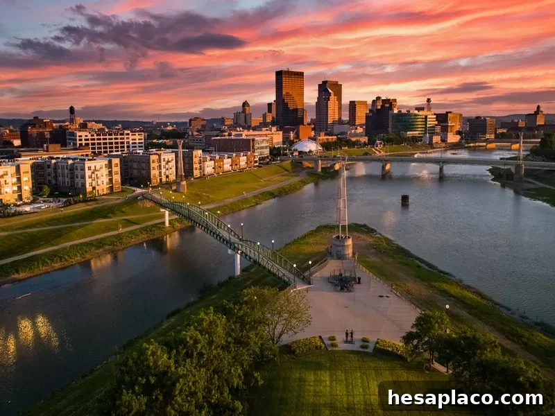 Dayton skyline