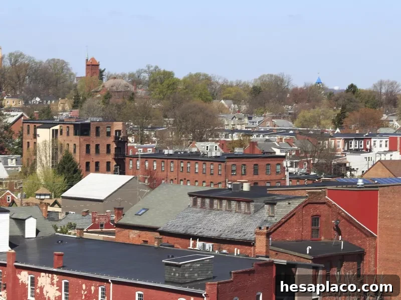 Northwest Lancaster, PA cityscape