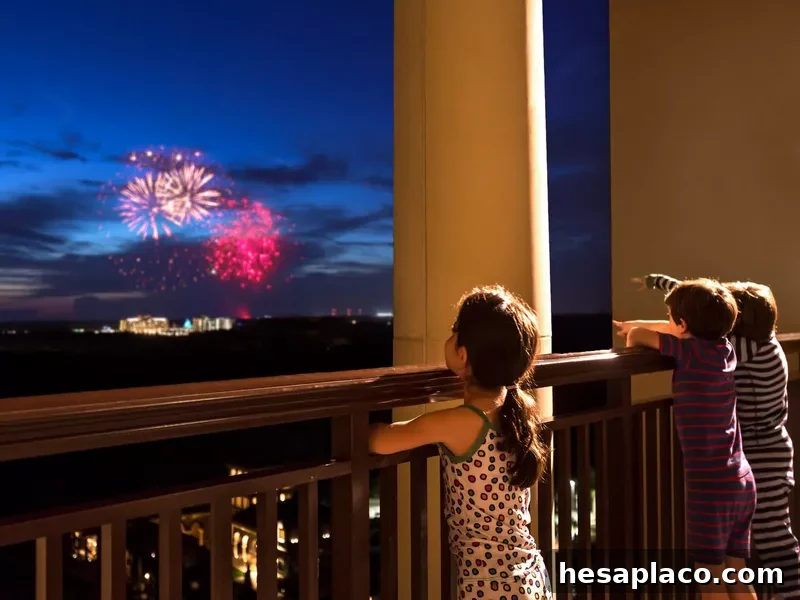 Fireworks at Disney World Four Seasons Resort
