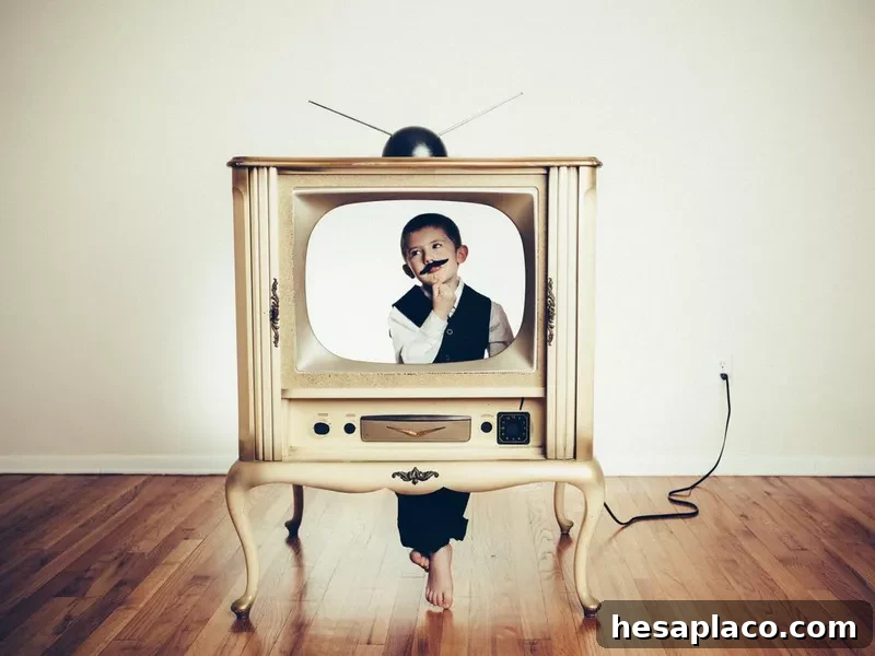 Child actor on TV