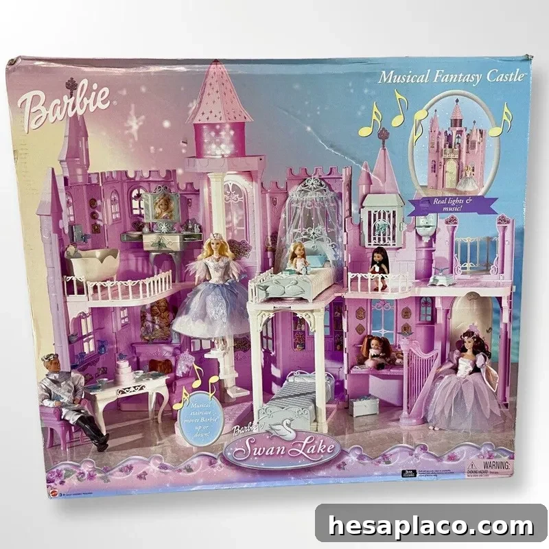 Barbie 'Swan Lake' musical fantasy castle
