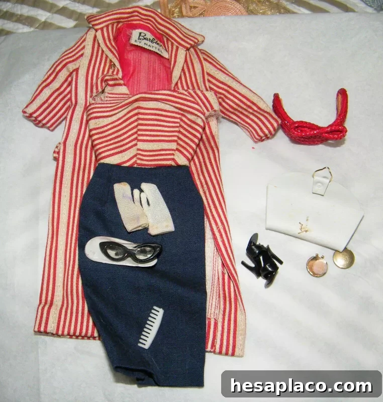Most Valuable Barbie Accessories and Collectibles 9 1959 outfit