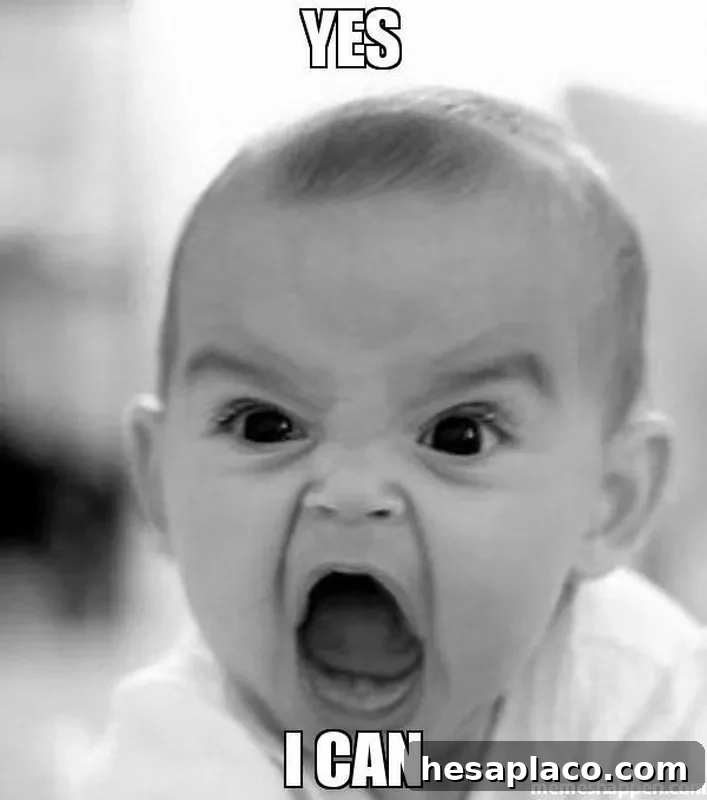 Yelling Baby Meme