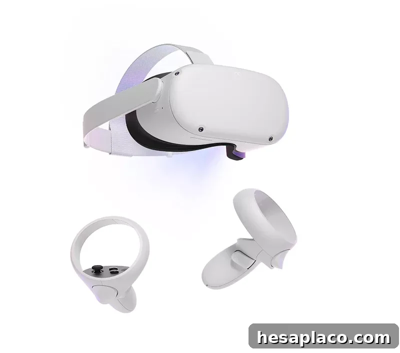 Meta Quest 2 virtual reality headset