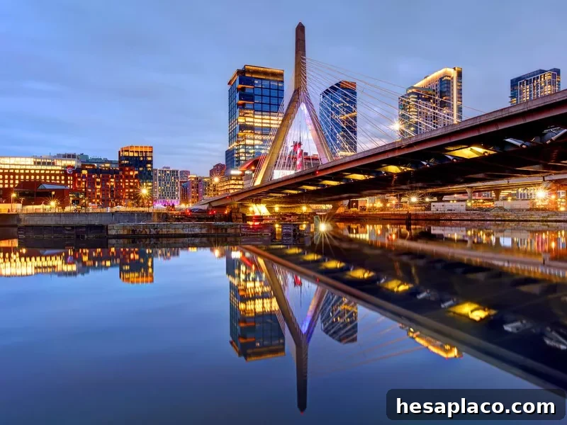 Zakim Bridge in Boston, Massachusetts