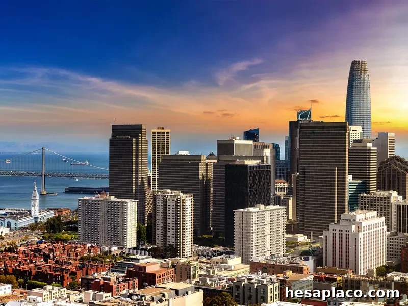Aerial view of San Francisco