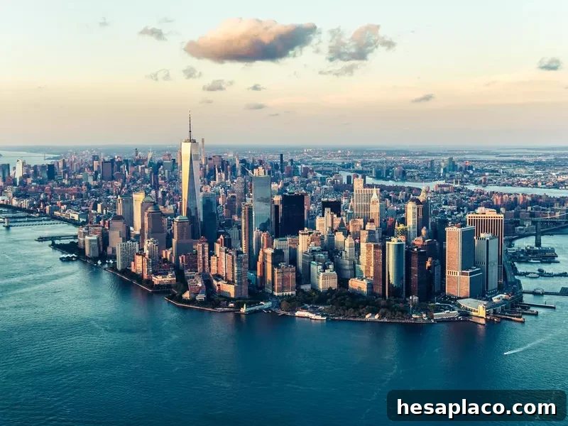 The City of Dreams, New York City's Skyline at Twilight