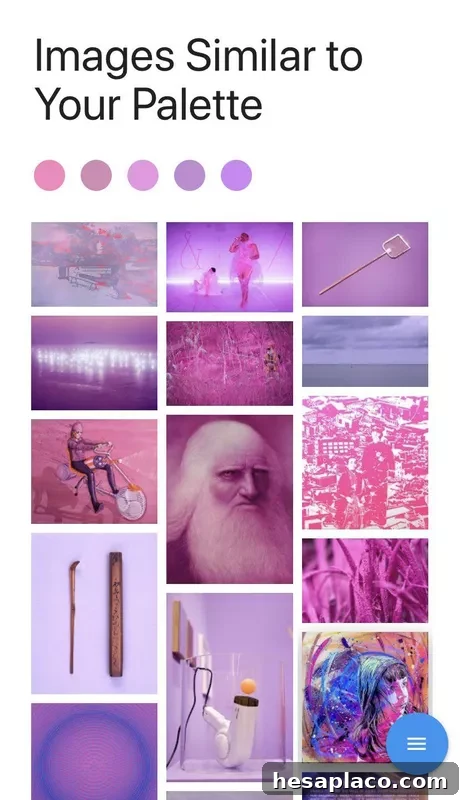 Similar colored images
