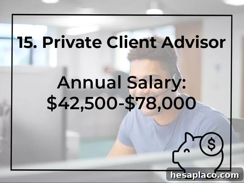 15 Highest Paying Consumer Services Jobs Ranked 2 Private Client Advisor
