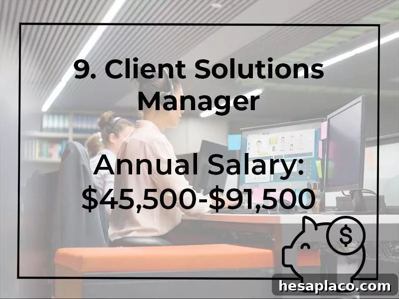 15 Highest Paying Consumer Services Jobs Ranked 8 Client Solutions Manager