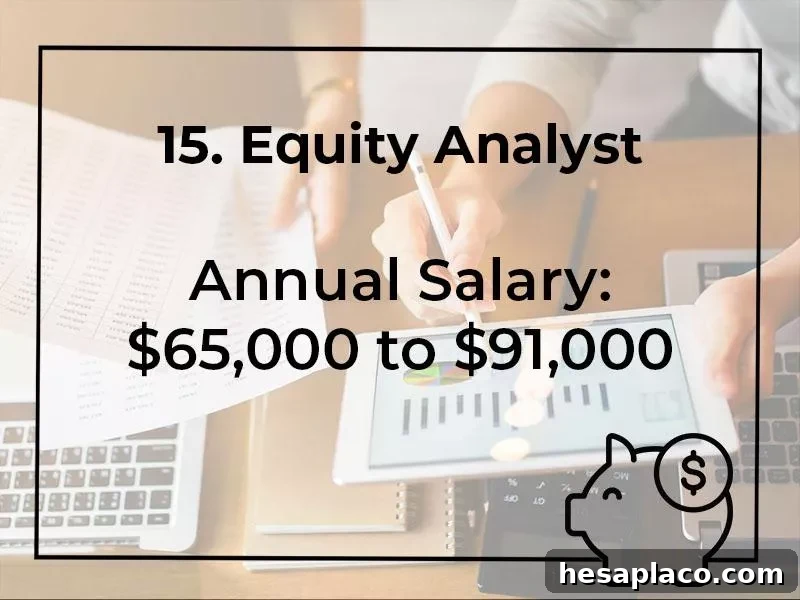 Top 15 Highest-Paying Finance Jobs, Ranked 2 Equity Analyst