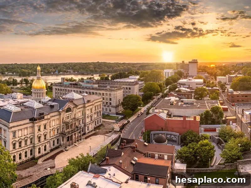 Trenton New Jersey skyline