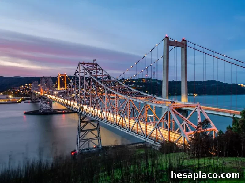 Alfred Zampa Memorial Bridge at Dawn