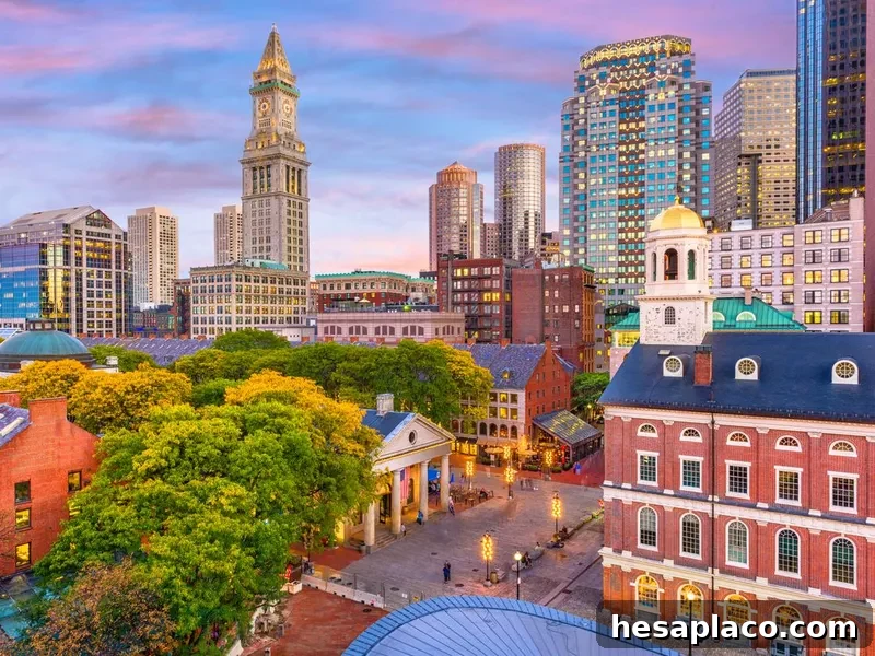 Boston, Massachusetts skyline