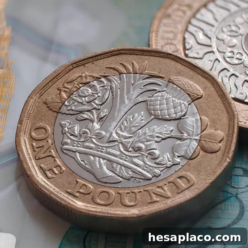 British one pound coin