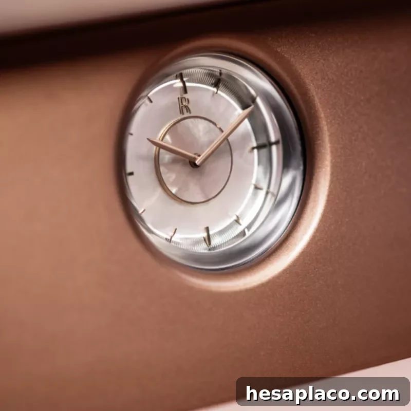 A mother of pearl clock
