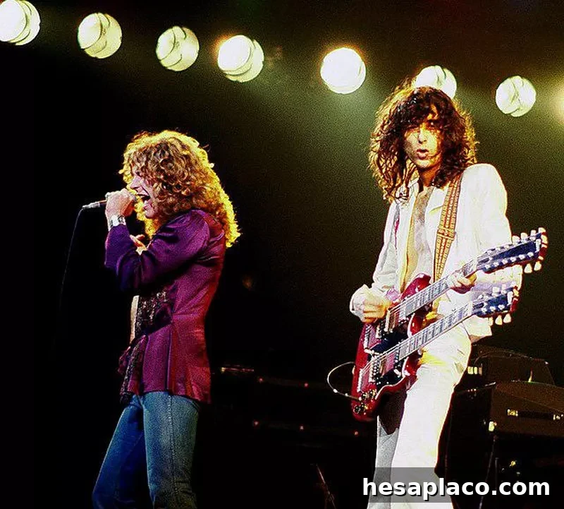 Jimmy Page and Robert Plant