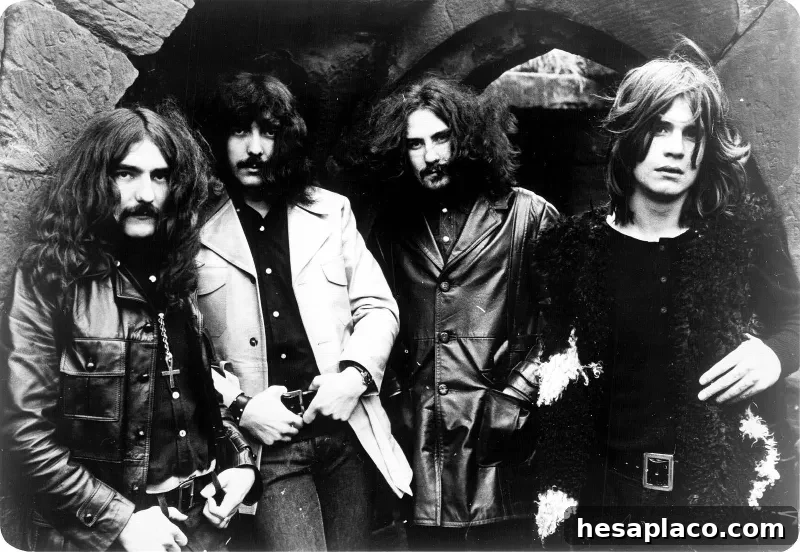 Tony Iommi with Black Sabbath