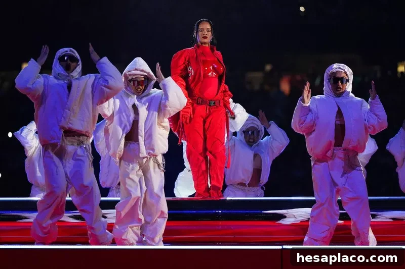 Rihanna at Super Bowl LVII