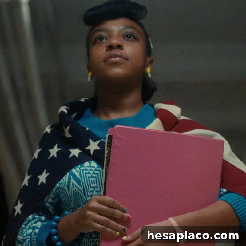 Priah Ferguson as Erica Sinclair in Stranger Things