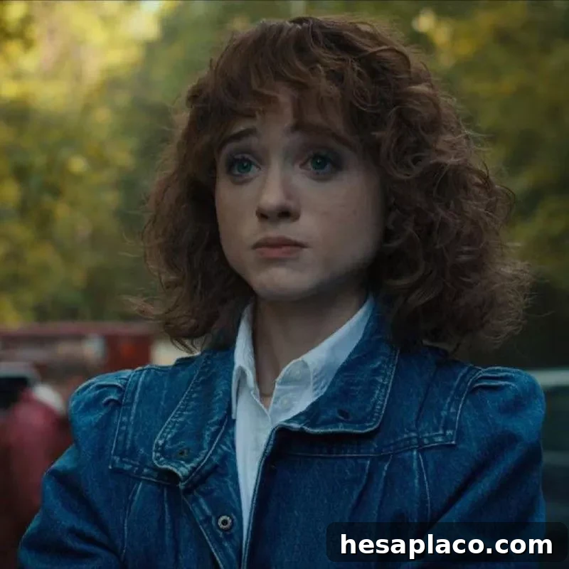 Natalia Dyer as Nancy Wheeler in Stranger Things