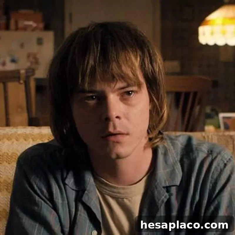 Charlie Heaton as Jonathan Byers in Stranger Things
