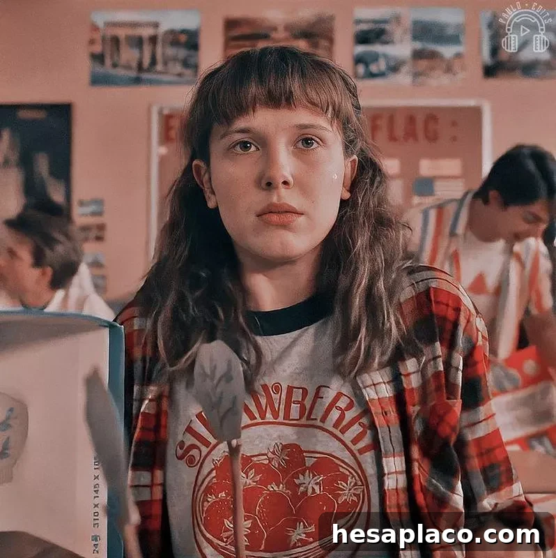 Millie Bobby Brown as Eleven/Jane Hopper in Stranger Things