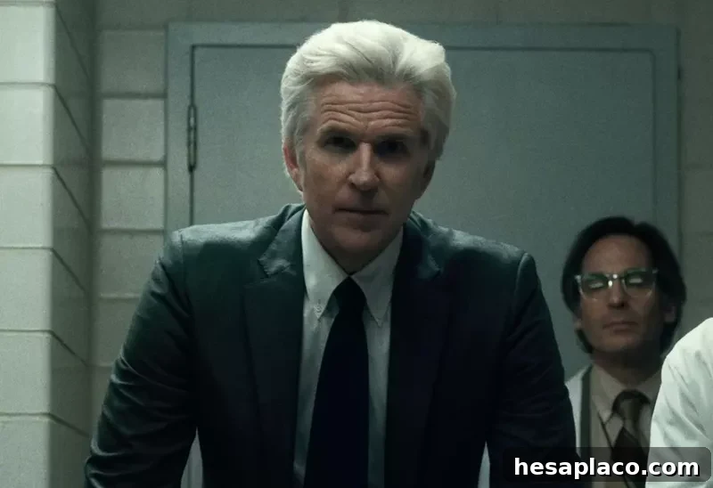 Matthew Modine as Dr Martin Brenner in Stranger Things