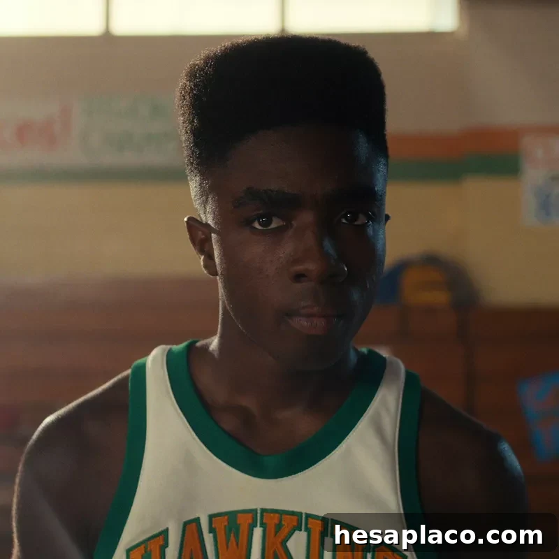 Caleb McLaughlin as Lucas Sinclair in Stranger Things