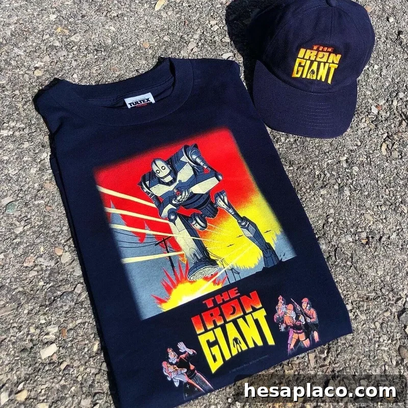 Vintage The Iron Giant 1999 Movie Promo T-Shirt