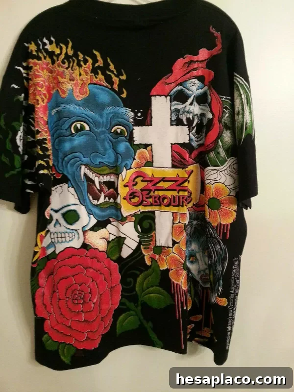 Vintage Ozzy Osbourne Tattoo T-Shirt