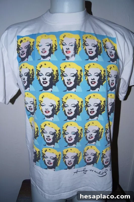 Andy Warhol Marilyn Monroe Pop Art T-Shirt
