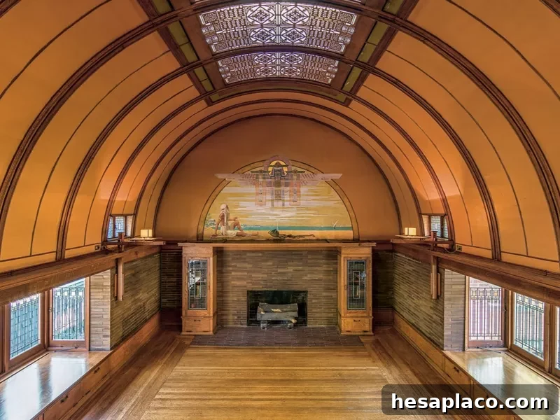 Children's room in Frank Lloyd Wright's house