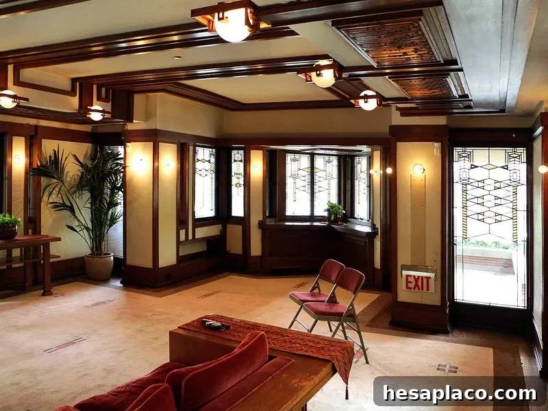 Interior of Robie house