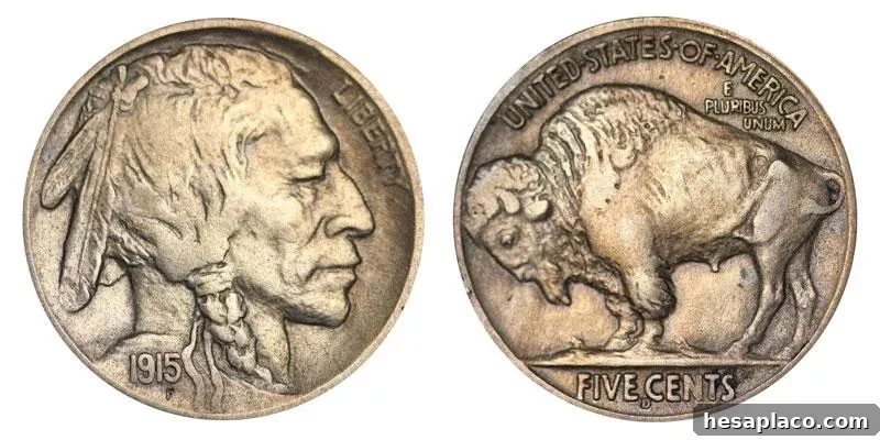 1915 D Buffalo Nickel