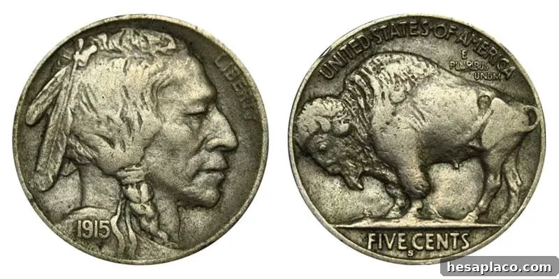 1915 S Buffalo Nickel