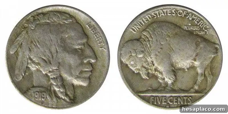1919 S Buffalo Nickel
