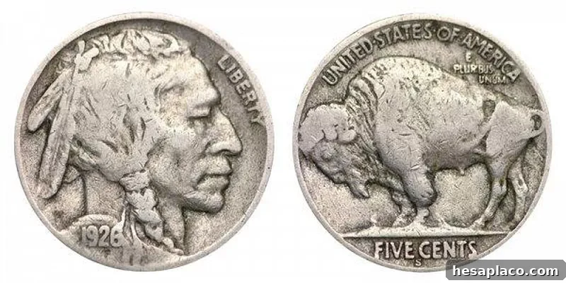 1926 S Buffalo Nickel