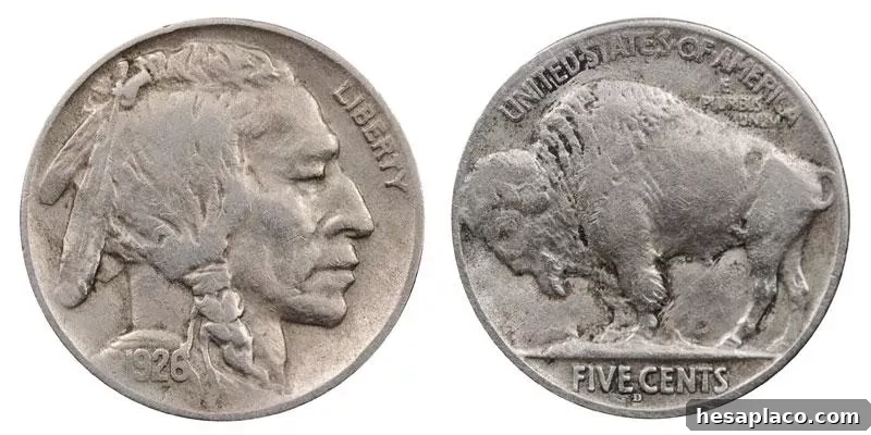 1926 D Buffalo Nickel