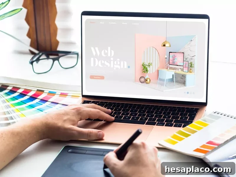 Web design desktop