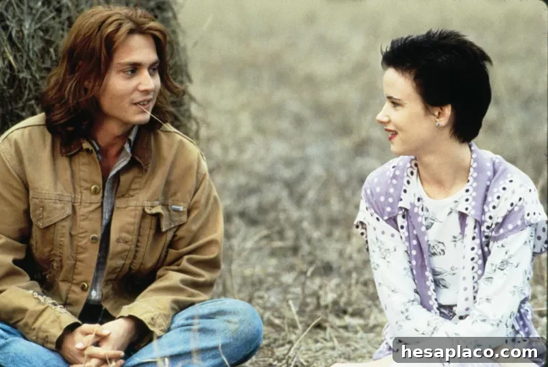 Johnny Depp and Juliette Lewis in What's Eating Gilbert Grape