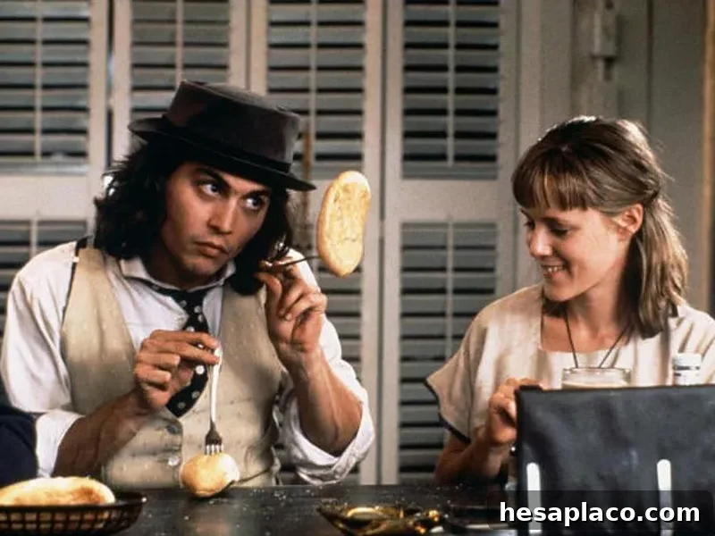 Johnny Depp and Mary Stewart Masterson