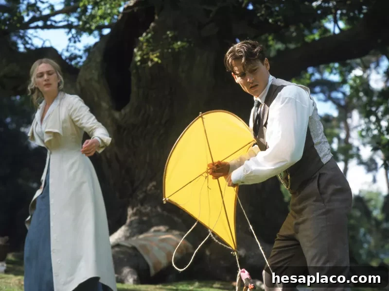 Johnny Depp and Kate Winslet