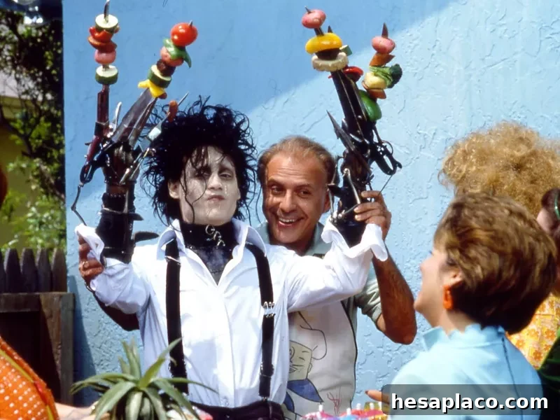 Johnny Depp as Edward Scissorhands