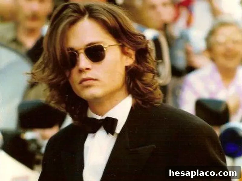 Johnny Depp at 1992 Cannes Film Festival