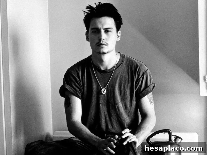 Young Johnny Depp