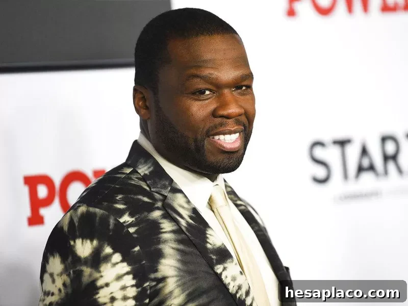 Curtis 50 Cent Jackson at premiere