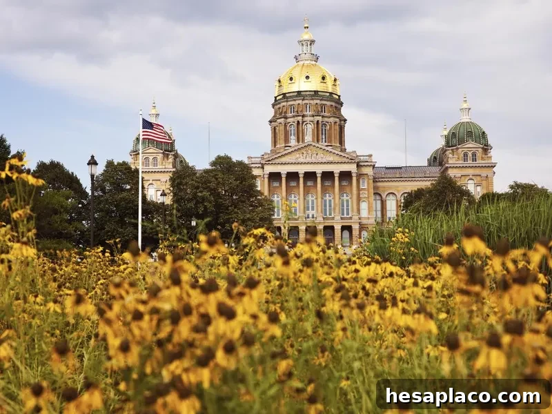 State Capitol Building in Des Moines
